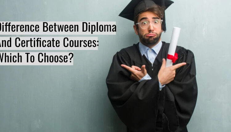  Difference Between Certificate and Diploma