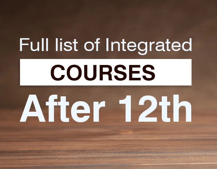 integrated courses after the 12th