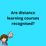 Are distance learning degrees recognized?