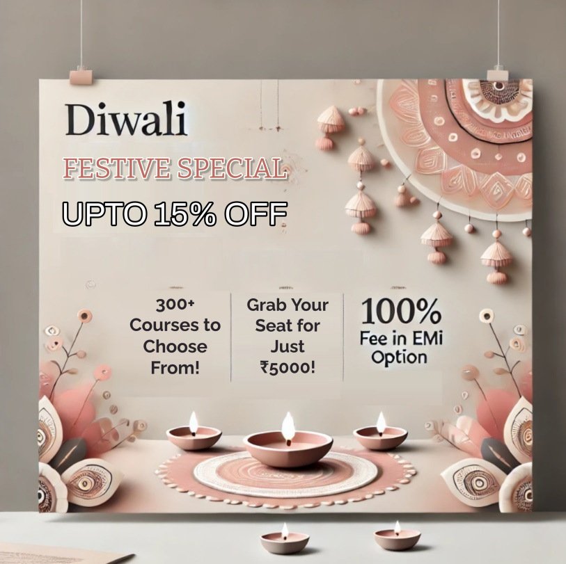 Diwali festival offers on educational courses