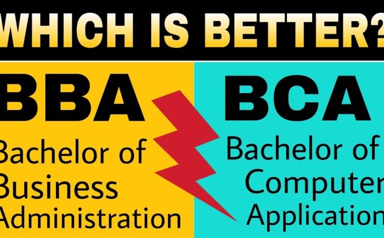  BBA vs BBA in Computer Applications