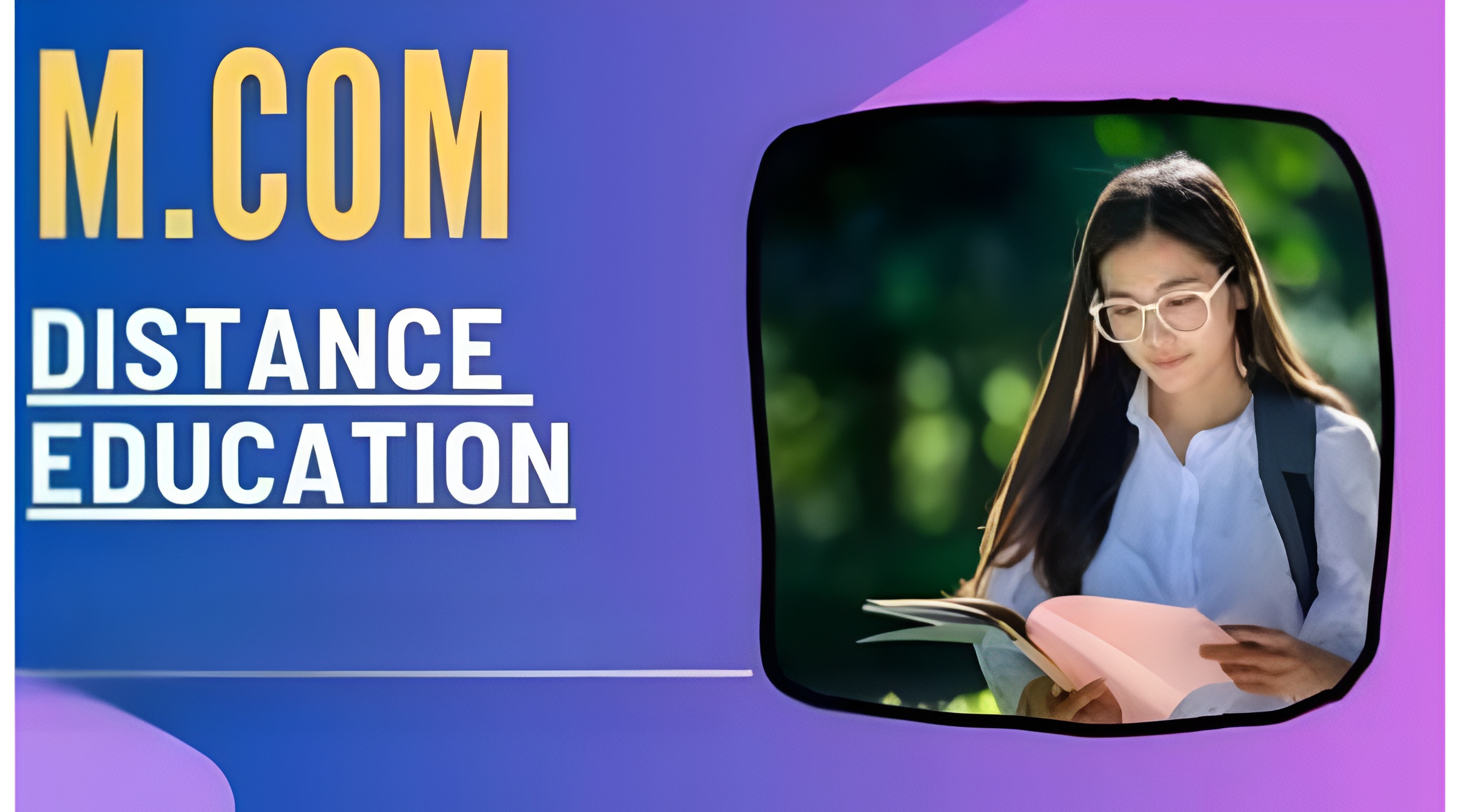 Master Of Commerce Distance eduaction