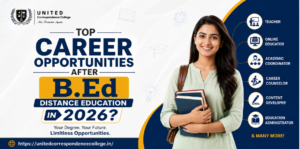 Top Career Opportunities After B.Ed Distance Education in 2026?