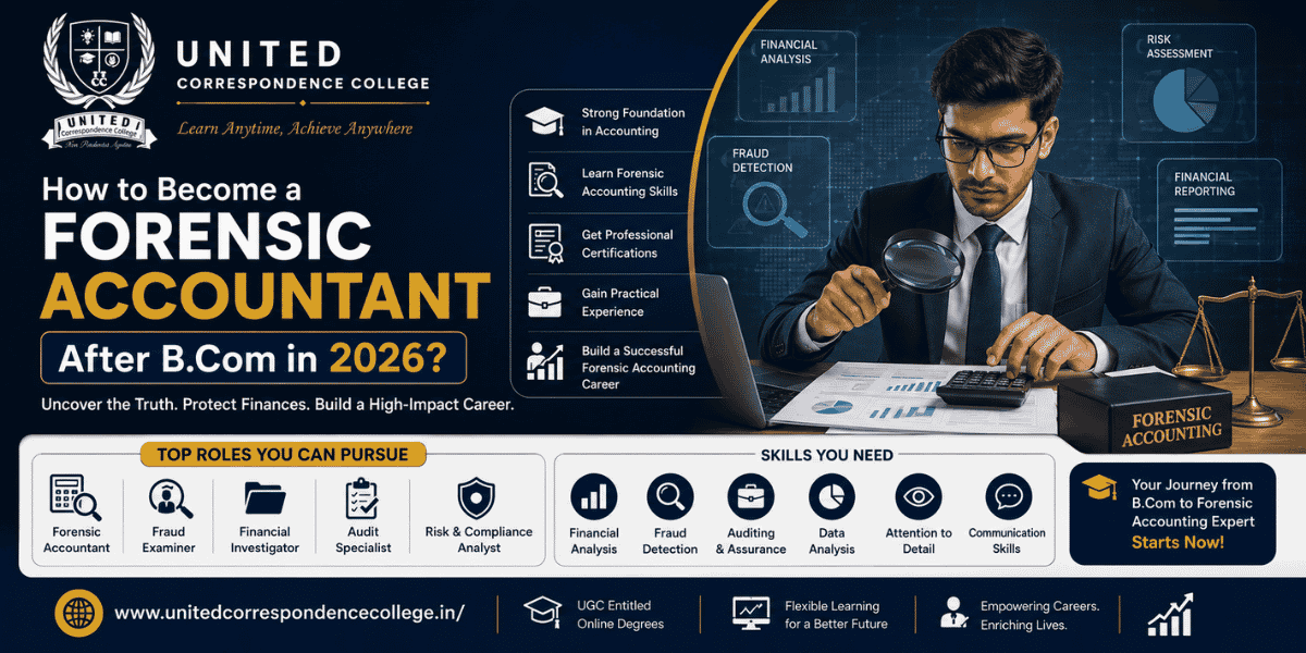 Become a Forensic Accountant After B.Com